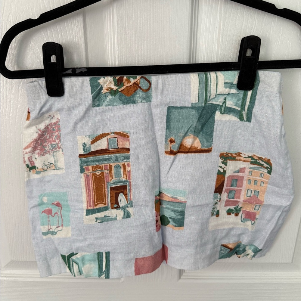 Abercrombie & Fitch Skort with Italian Print